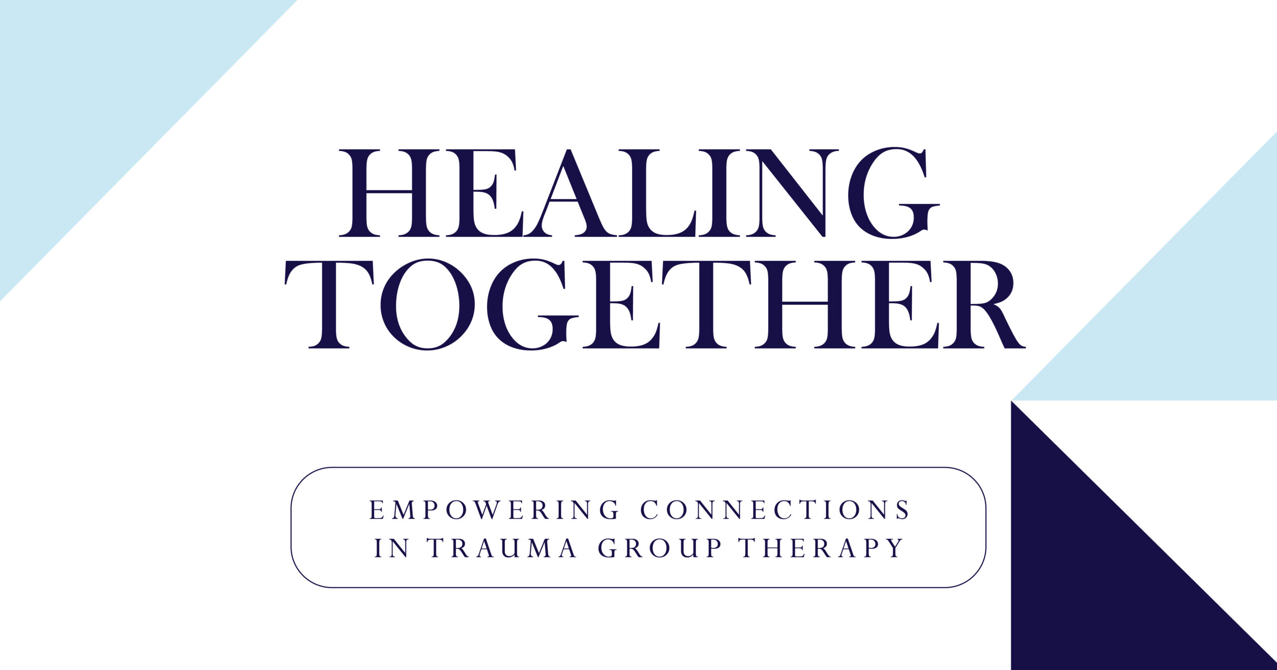 Healing Together: Trauma group therapy empowering connections. Mental health support and recovery.